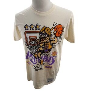 Mitchell & Ness Los Angeles‎ Lakers Kurt Rambis 80's Tee Shirt Mens Medium